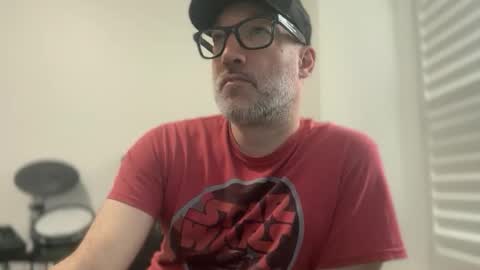 Snapshot of badboymusician chatting on April 18, 2026, 7:40 pm RockHardDrummer online show from April 18, 2026, 7:40 pm