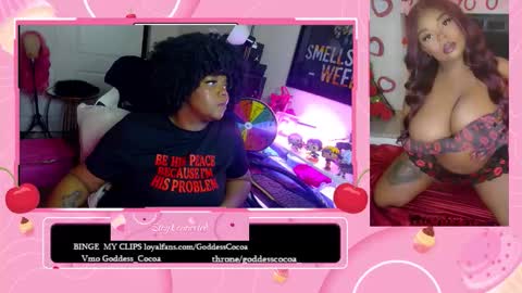 Goddess Cocoa online show from March 11, 2026, 7:03 am