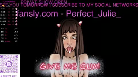  MY NAME IS JULIA  TO SEE MORE 18 CONTENT YOU CAN SUBSCRIBE TO  FANSLY -  online show from June 10, 2026, 7:18 am