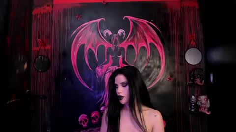 Snapshot of kylie_foxx1 chatting on June 19, 2026, 1:43 am submissive demon Please help me to reach 500 thumbs up online show from June 19, 2026, 1:43 am