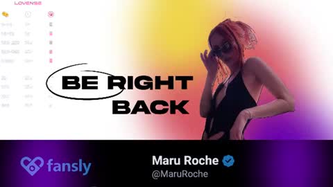 Maru Roche online show from June 13, 2026, 8:40 pm