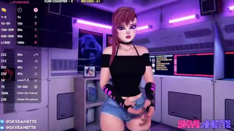 SkyeAnette online show from June 8, 2026, 1:09 am