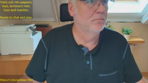 subbear1968 online show from June 23, 2026, 11:30 am
