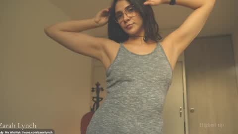 Snapshot of zarahlynch chatting on May 15, 2026, 10:17 pm Miss Lynch Next show 2911 online show from May 15, 2026, 10:17 pm