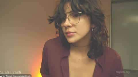 Snapshot of zarahlynch chatting on May 20, 2026, 10:16 pm Miss Lynch Next show 2911 online show from May 20, 2026, 10:16 pm