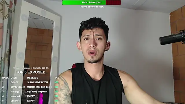 stevenSEX123 online show from July 12, 2026, 4:14 am