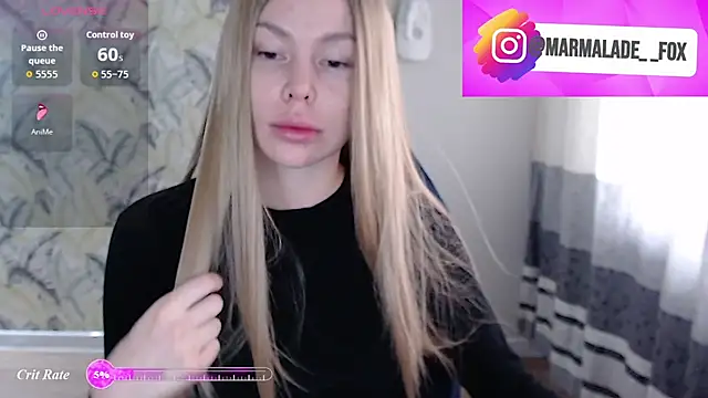 Snapshot of Marmalade_Fox chatting on July 20, 2026, 9:12 am Marmalade Fox online show from July 20, 2026, 9:12 am