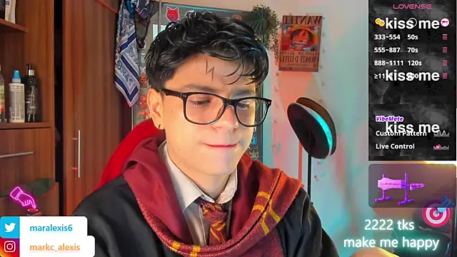 Snapshot of marckalexis chatting on July 12, 2026, 2:02 am marckalexis online show from July 12, 2026, 2:02 am