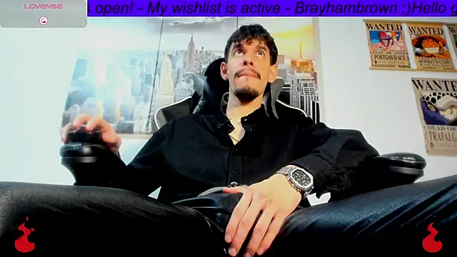 BRAYHAMBROWN online show from June 14, 2026, 12:30 am