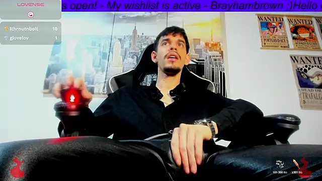 BRAYHAMBROWN online show from June 14, 2026, 2:24 am