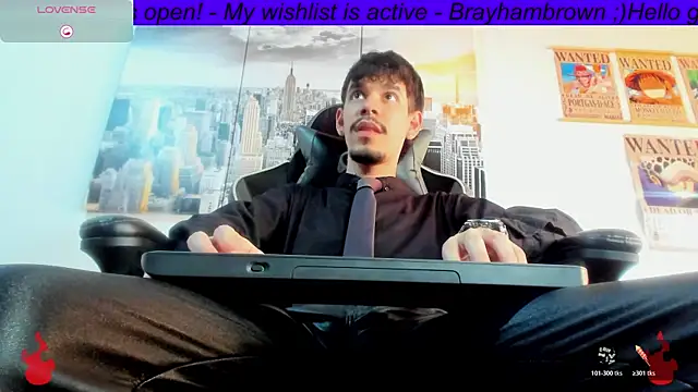 BRAYHAMBROWN online show from June 20, 2026, 10:01 pm