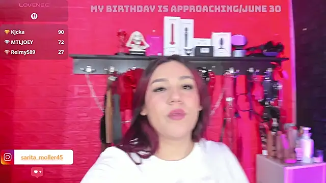 Snapshot of sarita_moller chatting on June 25, 2026, 5:12 am sarita moller online show from June 25, 2026, 5:12 am