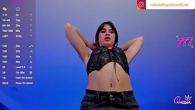 Samantha Rolon online show from June 11, 2026, 3:15 am