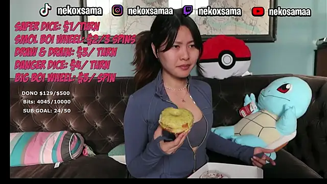 Snapshot of nekoxwaifu chatting on June 29, 2026, 6:52 pm nekoxwaifu online show from June 29, 2026, 6:52 pm