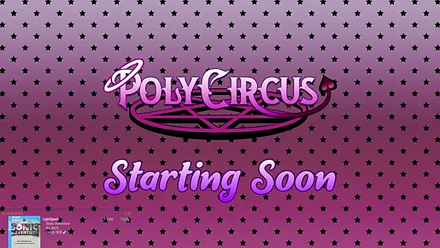 PolyCircus online show from June 19, 2026, 2:27 am