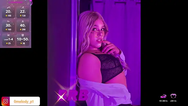 Melody p online show from July 28, 2026, 3:46 am