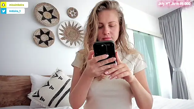 ImKeira online show from July 26, 2026, 6:43 am