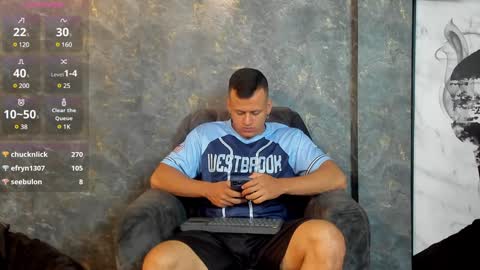 Snapshot of alex_tower chatting on January 14, 2025, 6:49 pm Alex Towers online show from January 14, 2025, 6:49 pm