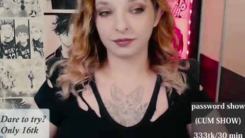 aliceriddle1 online show from March 30, 2026, 4:52 pm