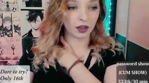 aliceriddle1 online show from April 11, 2026, 8:02 pm