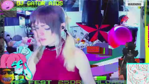 Snapshot of anchew chatting on October 28, 2025, 3:43 am ANIME NIGHTS JOIN OUR DISCORD  online show from October 28, 2025, 3:43 am