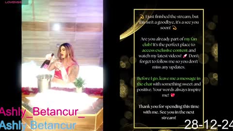 Snapshot of ashlybetancurxxx chatting on December 28, 2024, 6:06 am Ashly Betancur  online show from December 28, 2024, 6:06 am