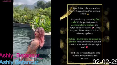 Snapshot of ashlybetancurxxx chatting on February 2, 2025, 9:40 am Ashly Betancur  online show from February 2, 2025, 9:40 am