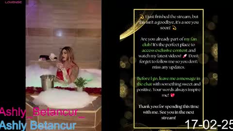 Snapshot of ashlybetancurxxx chatting on February 17, 2025, 5:47 am Ashly Betancur  online show from February 17, 2025, 5:47 am