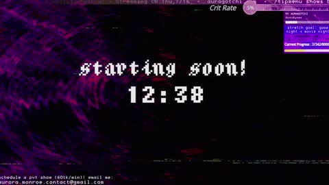 Snapshot of auragotchi chatting on January 13, 2025, 3:23 am Aurora Aura online show from January 13, 2025, 3:23 am