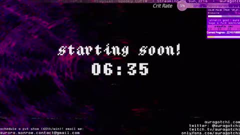 Snapshot of auragotchi chatting on February 16, 2025, 5:37 am Aurora Aura online show from February 16, 2025, 5:37 am