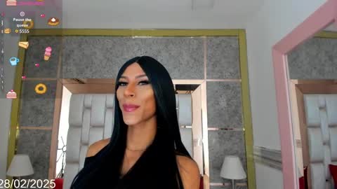 Snapshot of blackbeauty_ts chatting on February 28, 2025, 12:42 pm Nina online show from February 28, 2025, 12:42 pm