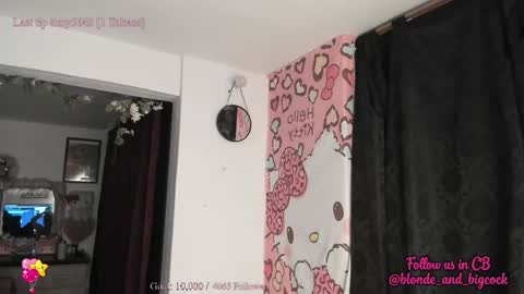 Snapshot of blonde_and_bigcock chatting on February 17, 2026, 7:49 am Blonde and Sam online show from February 17, 2026, 7:49 am