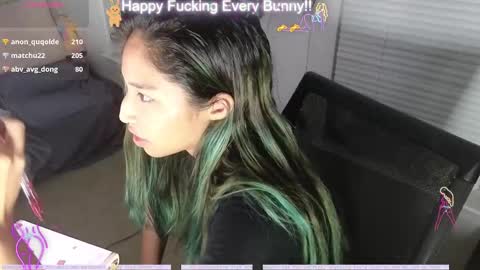 Snapshot of bunnycheekz chatting on December 3, 2024, 5:09 am Tokki  bunny  online show from December 3, 2024, 5:09 am