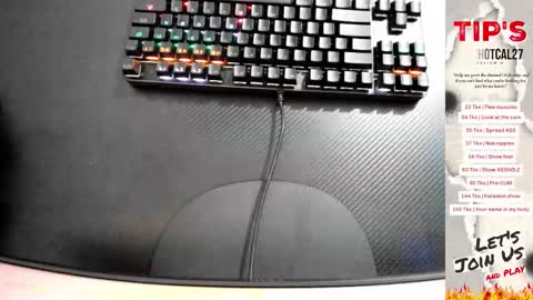 calihotcaliente27 online show from October 1, 2025, 11:05 am