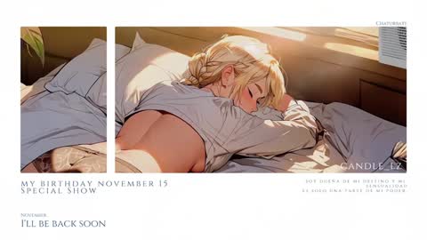 candle_lz online show from December 5, 2024, 7:05 am