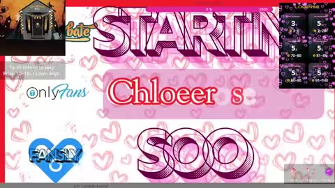 ChloeeRose online show from September 12, 2025, 5:40 am
