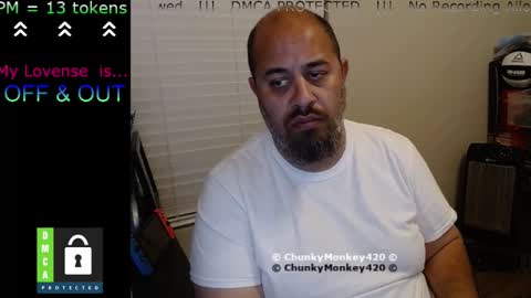 Snapshot of chunkymonkey420 chatting on February 27, 2025, 10:26 am Spencer Smokey Bear online show from February 27, 2025, 10:26 am