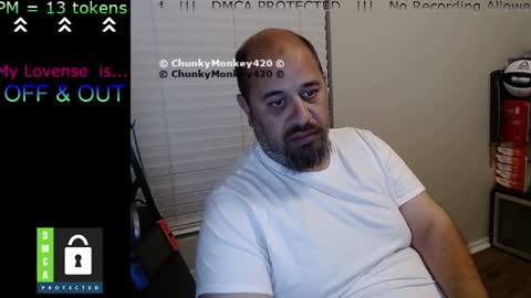 Snapshot of chunkymonkey420 chatting on March 5, 2025, 5:29 am Spencer Smokey Bear online show from March 5, 2025, 5:29 am