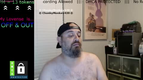 Snapshot of chunkymonkey420 chatting on March 30, 2026, 8:15 am Spencer Smokey Bear online show from March 30, 2026, 8:15 am