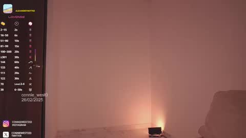 Snapshot of connie_west0 chatting on February 26, 2025, 11:15 pm   independent model online show from February 26, 2025, 11:15 pm