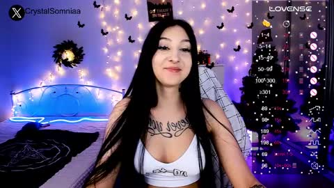 Snapshot of crystalsomnia chatting on December 22, 2024, 4:39 am Sasha Make me moan with patterns good music here online show from December 22, 2024, 4:39 am