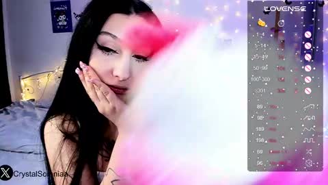 Snapshot of crystalsomnia chatting on February 14, 2025, 1:56 am Sasha Make me moan with patterns good music here online show from February 14, 2025, 1:56 am