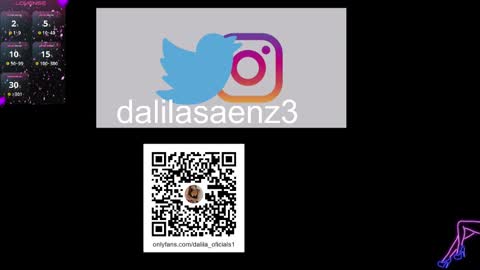 Snapshot of dalila_oficials chatting on December 6, 2024, 10:30 pm   online show from December 6, 2024, 10:30 pm
