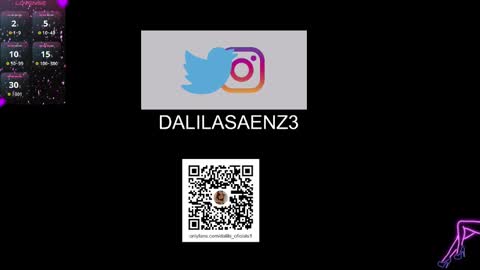 Snapshot of dalila_oficials chatting on January 10, 2025, 11:18 pm   online show from January 10, 2025, 11:18 pm