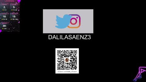 Snapshot of dalila_oficials chatting on January 12, 2025, 3:17 am   online show from January 12, 2025, 3:17 am