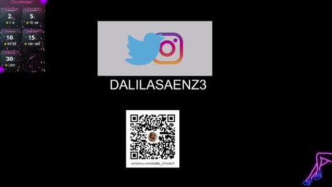 Snapshot of dalila_oficials chatting on February 27, 2025, 2:32 am   online show from February 27, 2025, 2:32 am