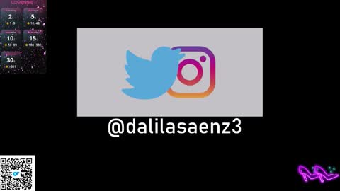 Snapshot of dalila_oficials chatting on September 22, 2025, 12:18 pm   online show from September 22, 2025, 12:18 pm