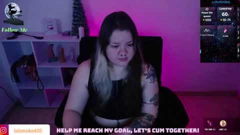 Snapshot of destroyall420 chatting on December 29, 2024, 10:03 pm Lola Bdsm and fries online show from December 29, 2024, 10:03 pm