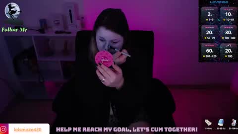 Snapshot of destroyall420 chatting on January 10, 2025, 7:04 am Lola Bdsm and fries online show from January 10, 2025, 7:04 am