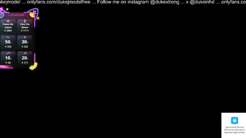 DUKE J              online show from November 22, 2025, 2:43 am